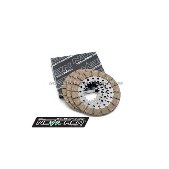 Disques embrayage garnis x 3 Vespa 150 GS VS2-5 1956-59